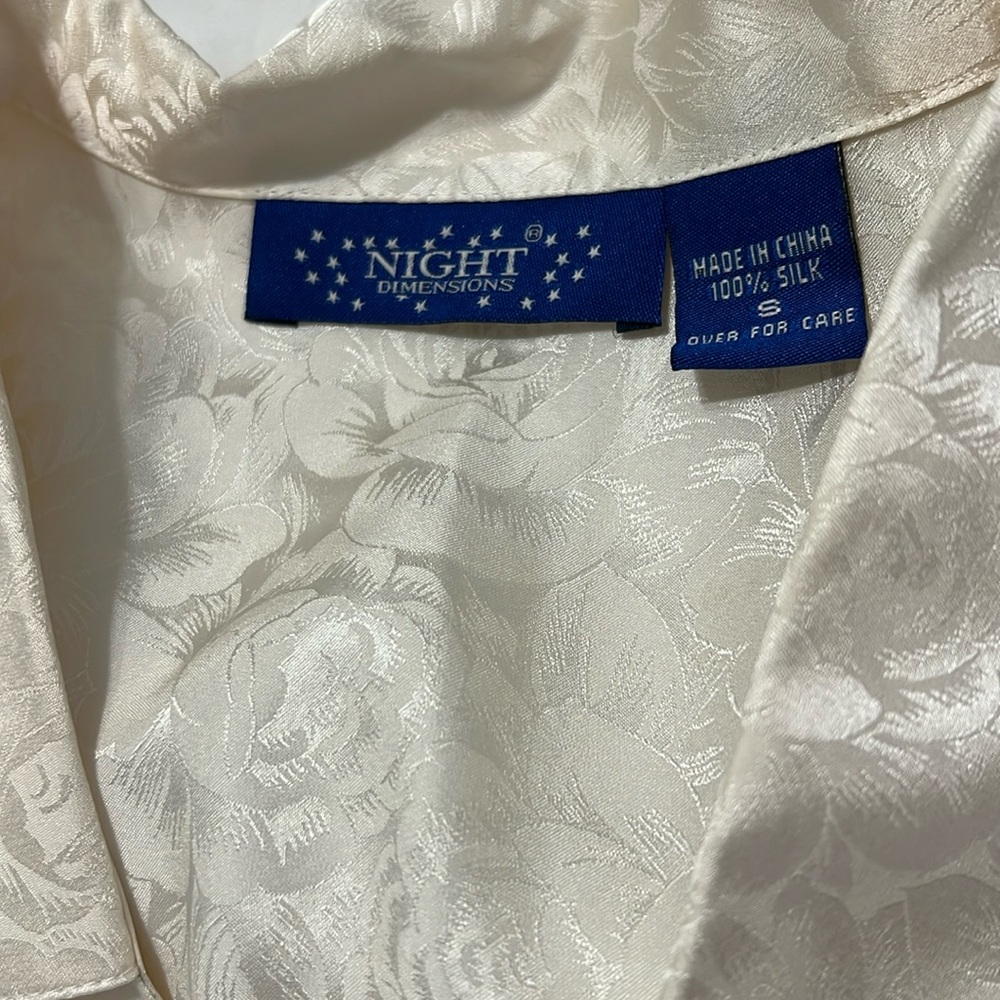 Vintage silk pajamas set size S - Picture 5 of 7